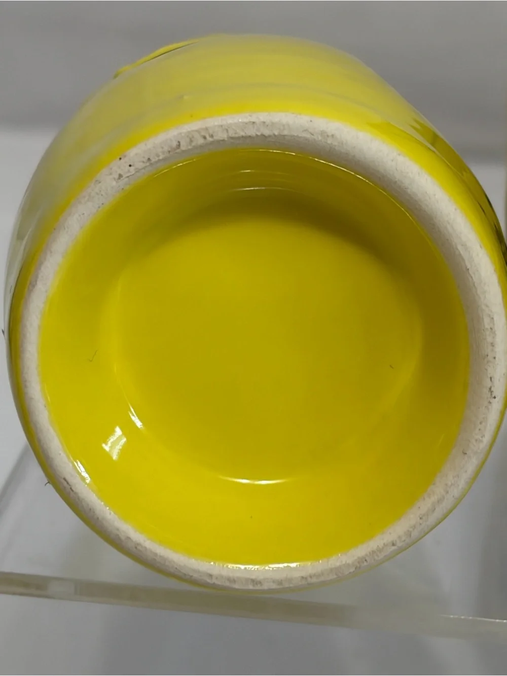 Yellow Ceramic Sake Set Decanter/Carafe with 4 Cups, Made in China